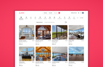 Клон главной сайта Airbnb на React JS